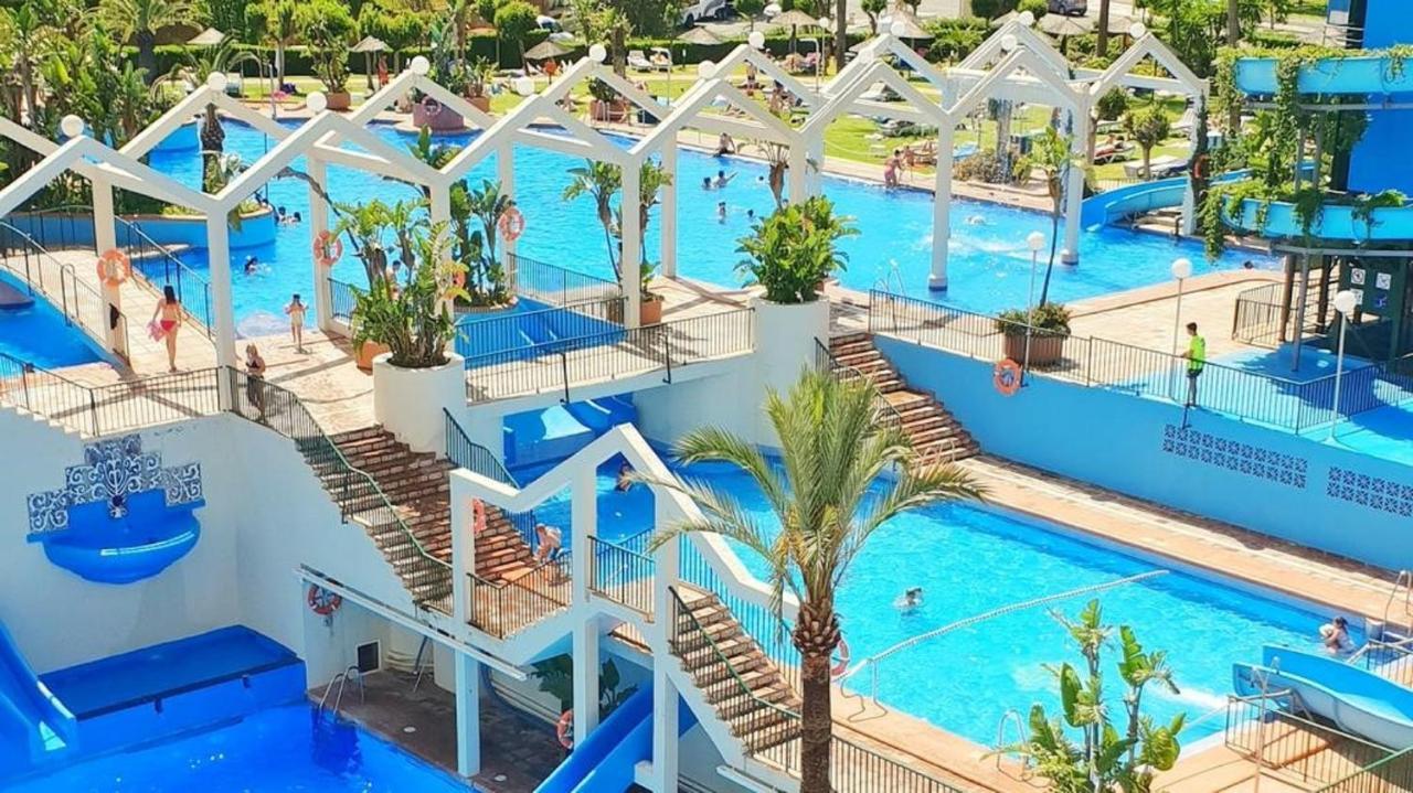 VIVE BENALMÁDENA Estudio Benal Beach 319 Vistas al Mar, Parque Acuático Exterior foto
