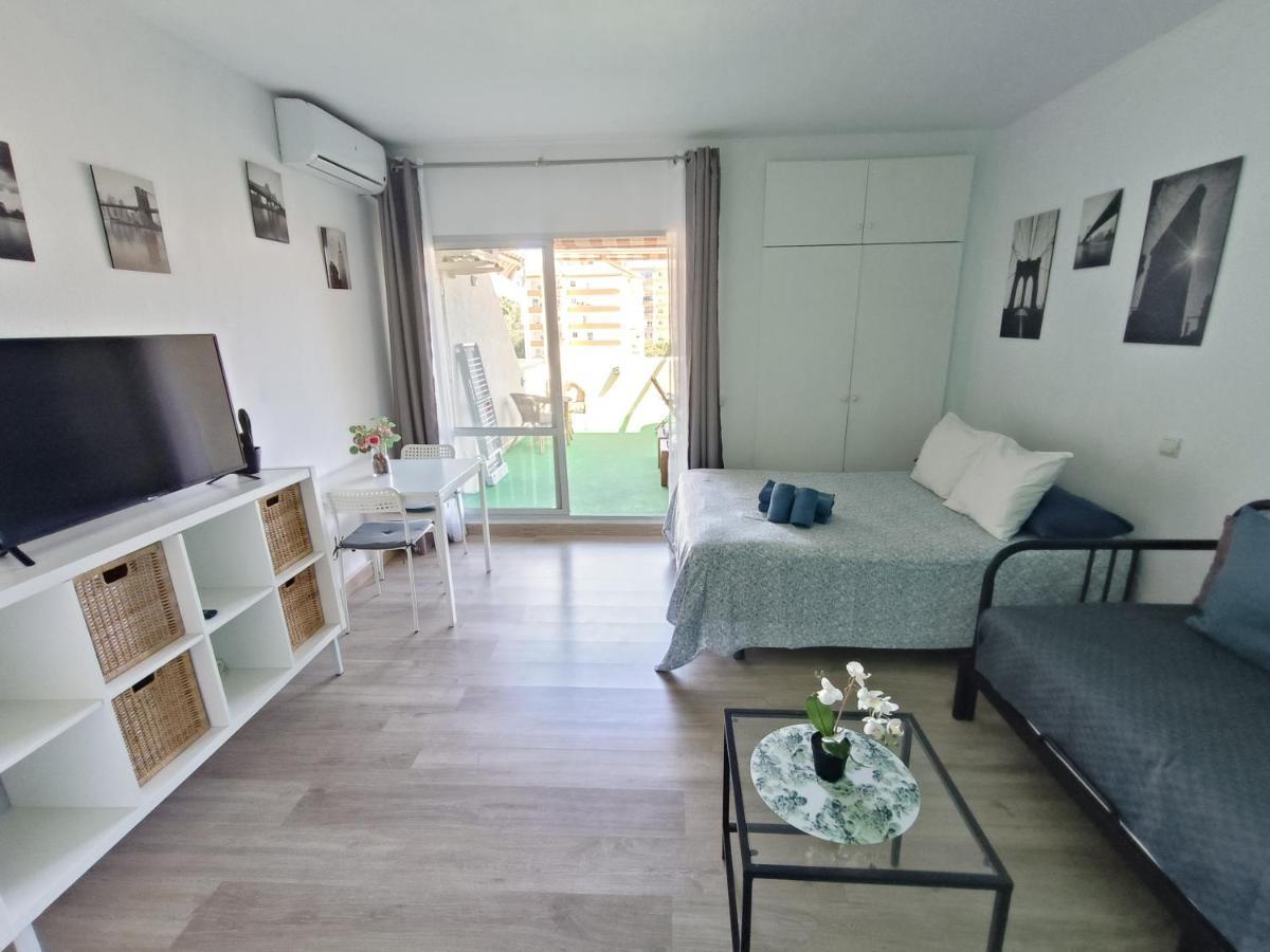 VIVE BENALMÁDENA Estudio Benal Beach 319 Vistas al Mar, Parque Acuático Exterior foto